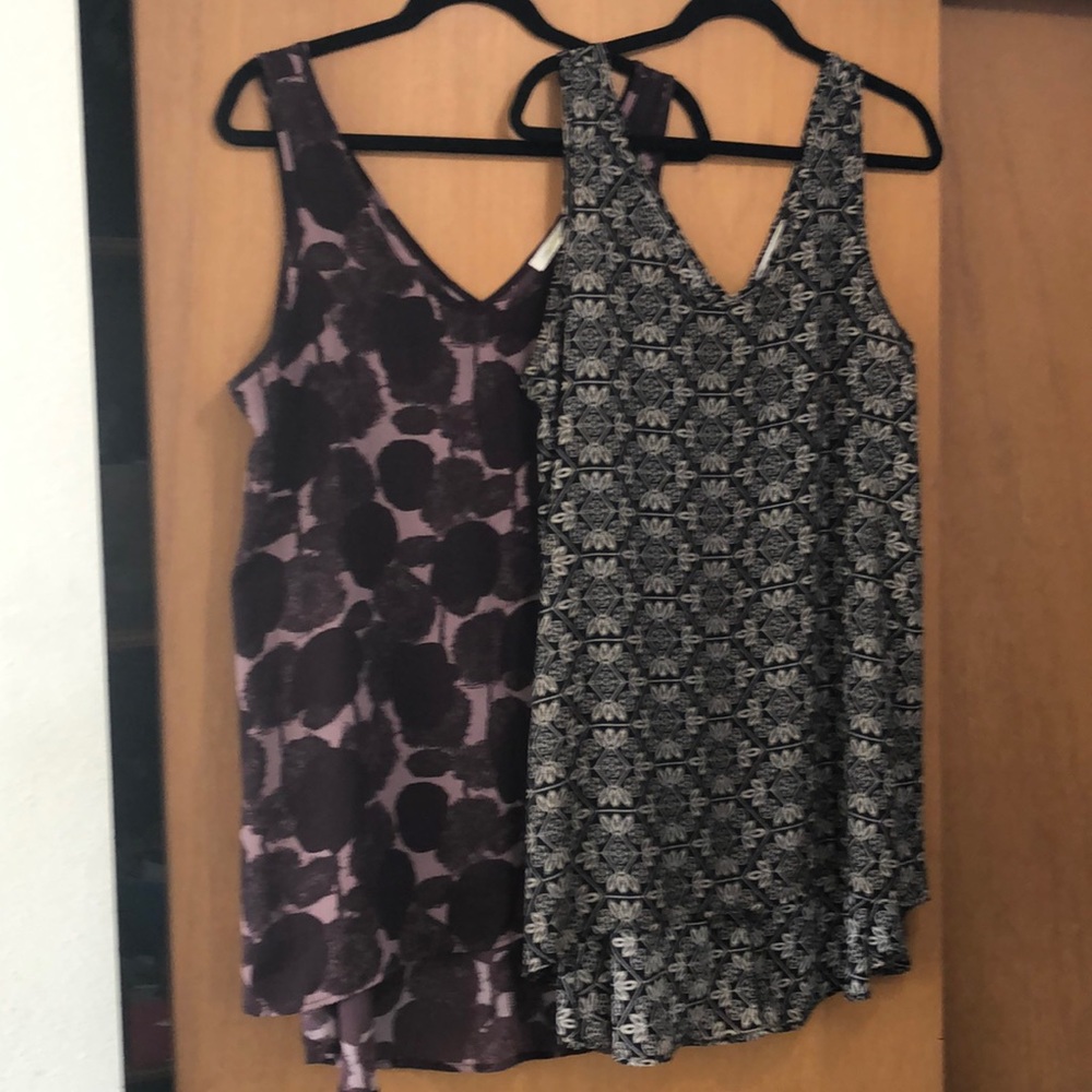 Nordstrom Painted Threads Tank (2) size L